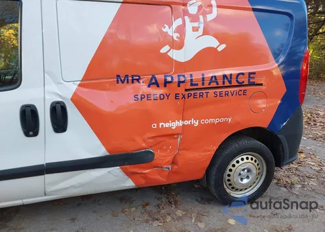 2021 Ram Promaster City Tradesman из США, поврежденный, VIN ZFBHRFAB5M6T57756